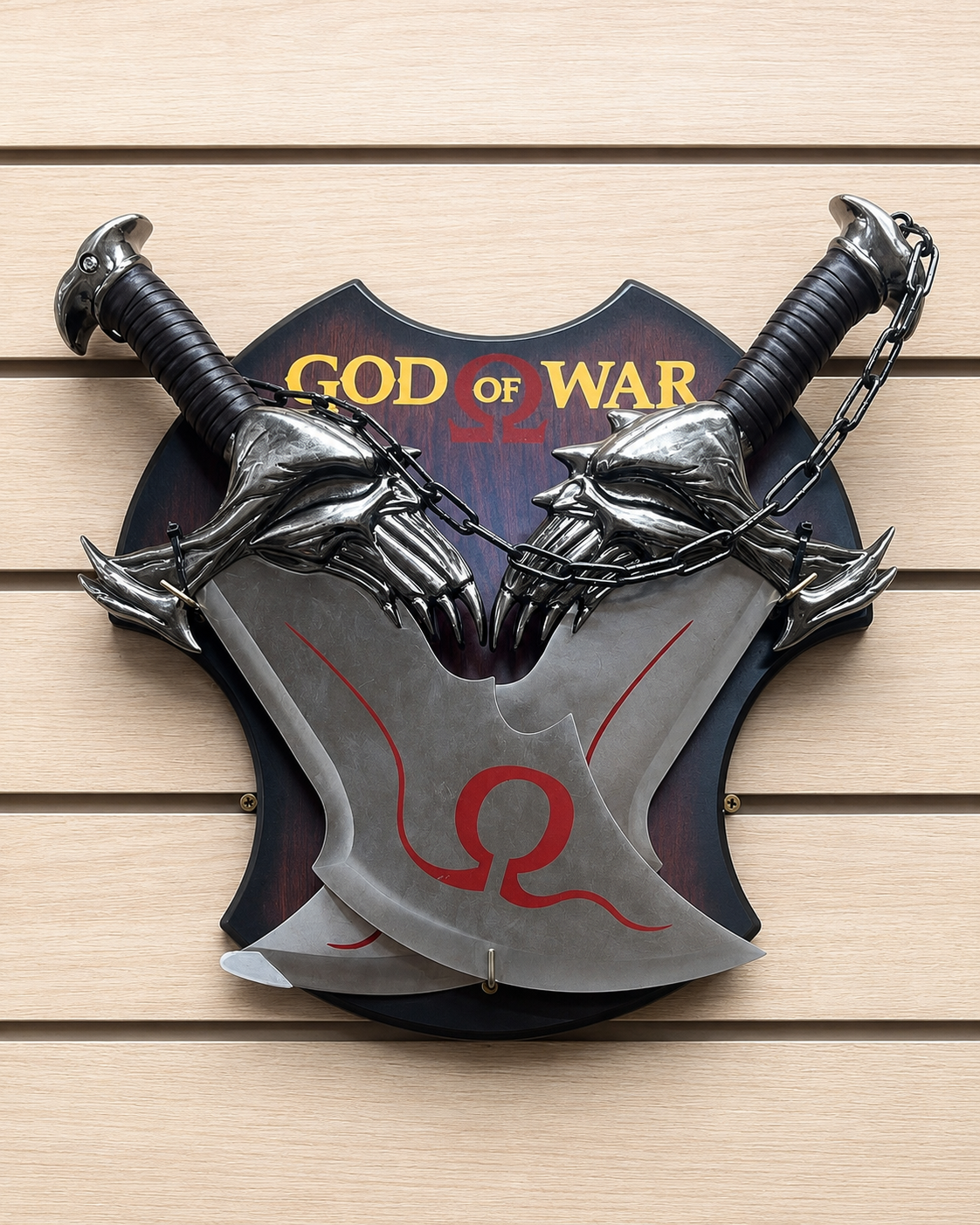 Conjunto Decorativo Lâminas do Caos Inspirado em God of War